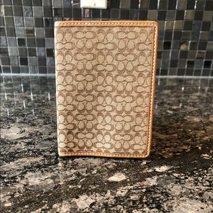 Coach Monogram Passport Holder